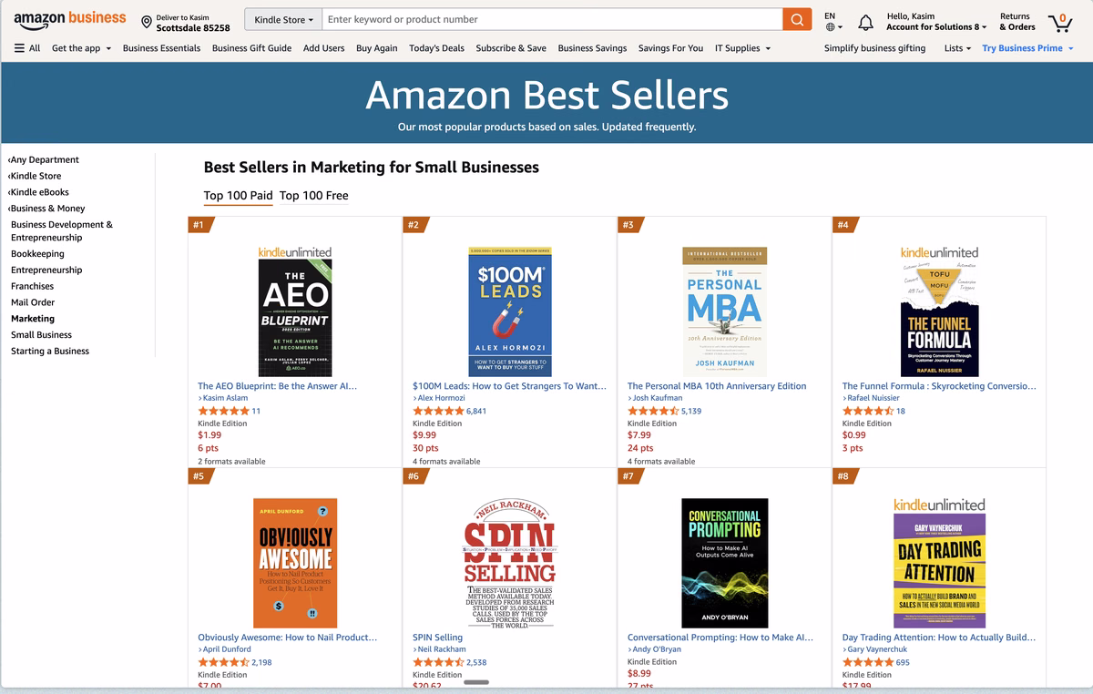 #1 Best Seller in Internet Marketing