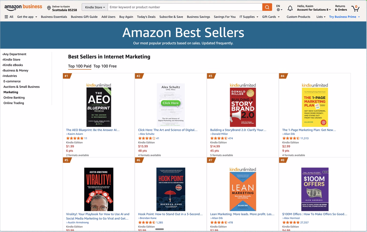 #1 Best Seller in Marketing for Small Businesses