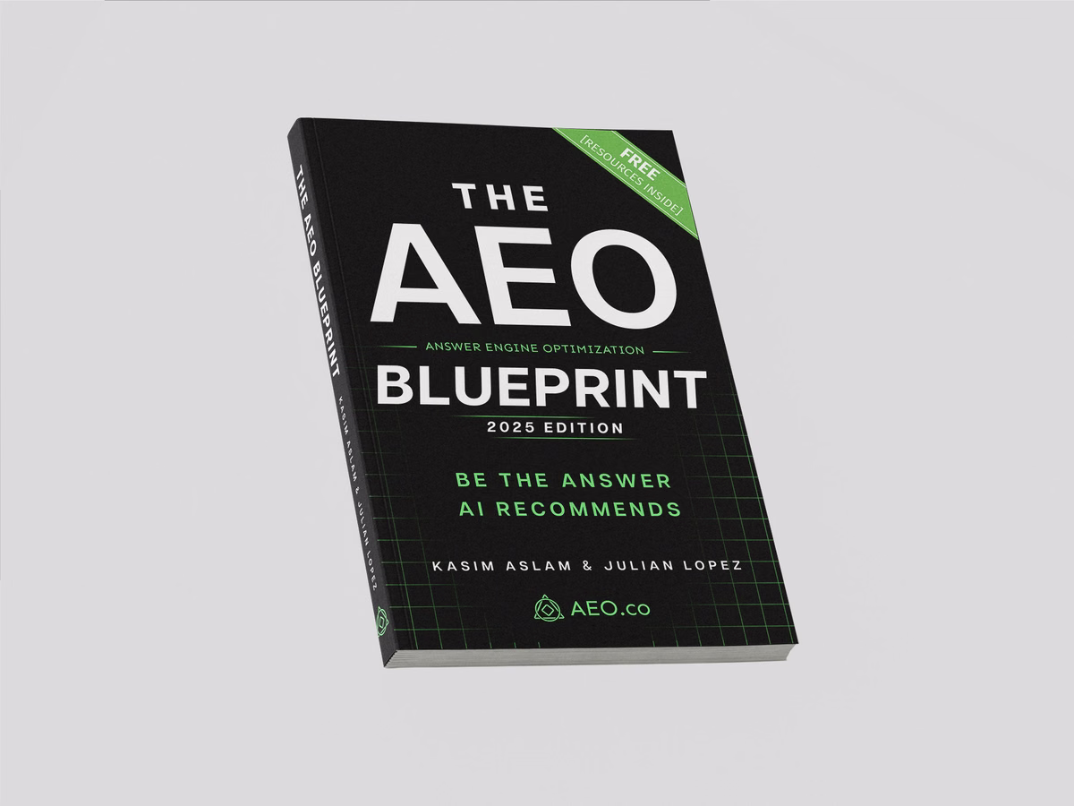 The AEO Blueprint book cover
